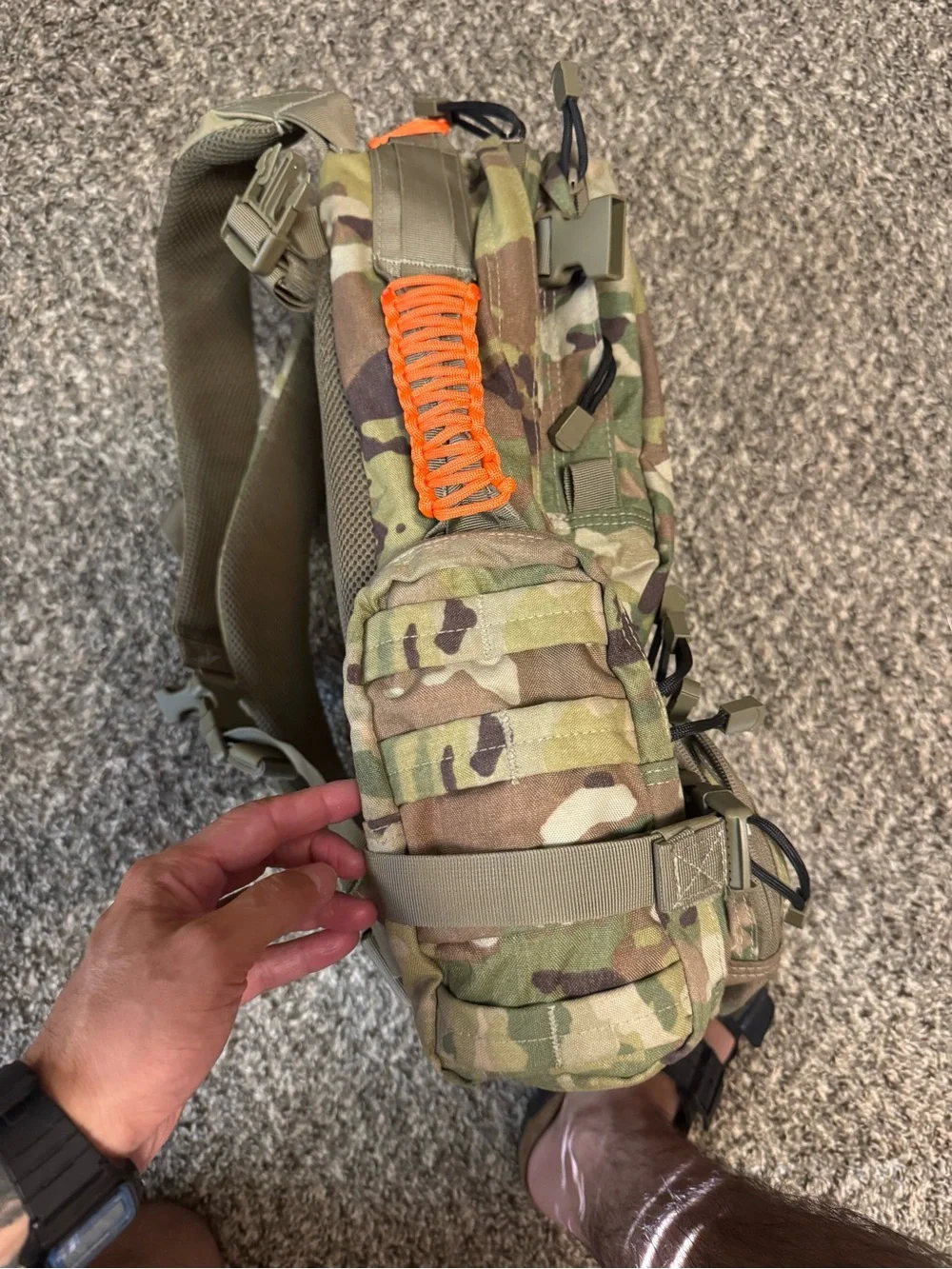 Tactical Camo Men’s Backpack - Multicolor Camo